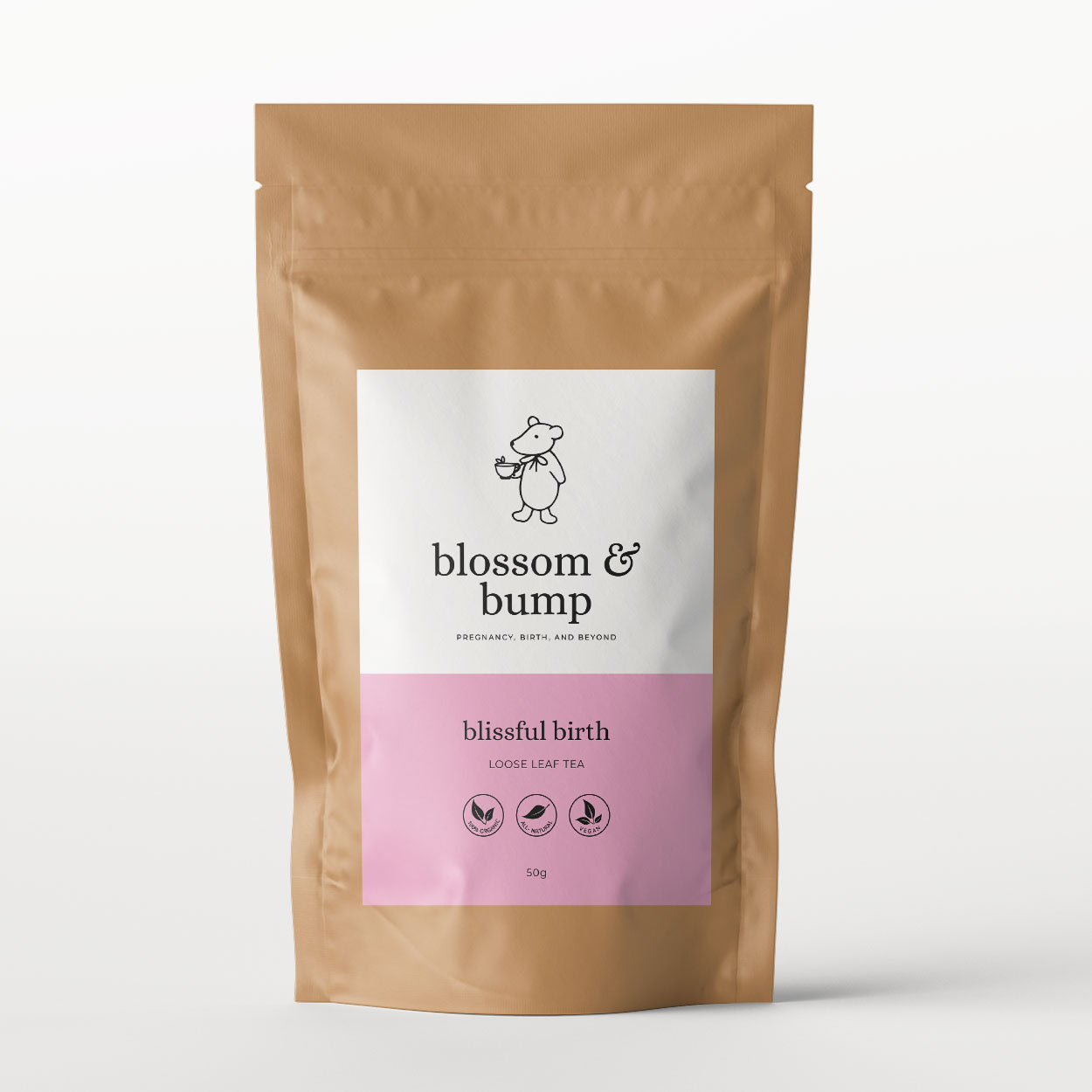 Blissful Birth Tea Blend Front